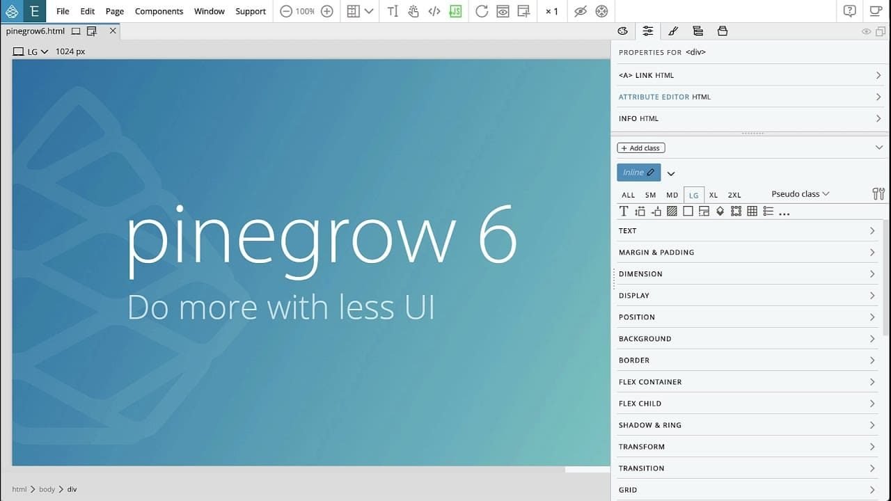 Pinegrow Web Editor 2026 Full İndir